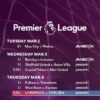 EPL commentator assignments on NBC Sports, gameweek 26 midweek special