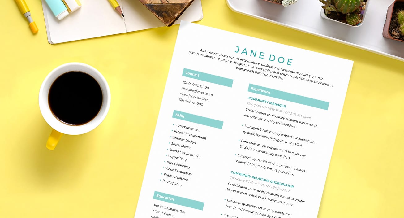 mom-resume-template