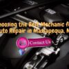 Choosing the Best Mechanic for Auto Repair in Massapequa, NY